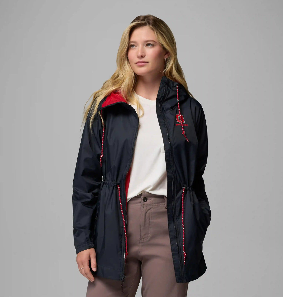 Women's Collegiate Lily Park Rain Jacket - Ohio State