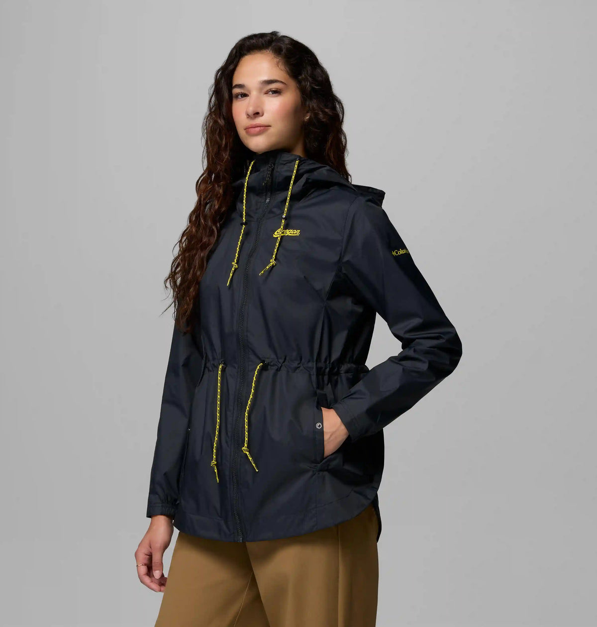 Women's Collegiate Lily Park Rain Jacket - Oregon