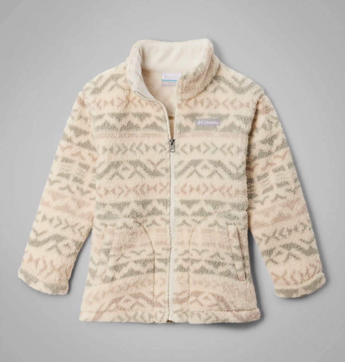 Girls' West Bend Printed Full Zip Fleece Jacket