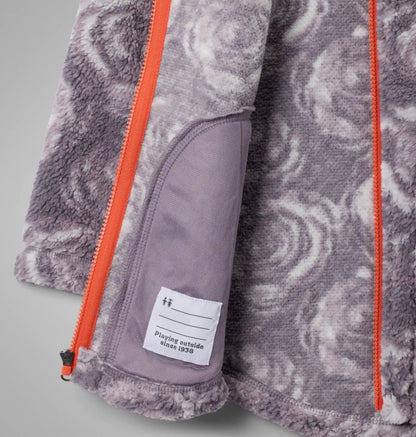 Girls' West Bend Printed Full Zip Fleece Jacket