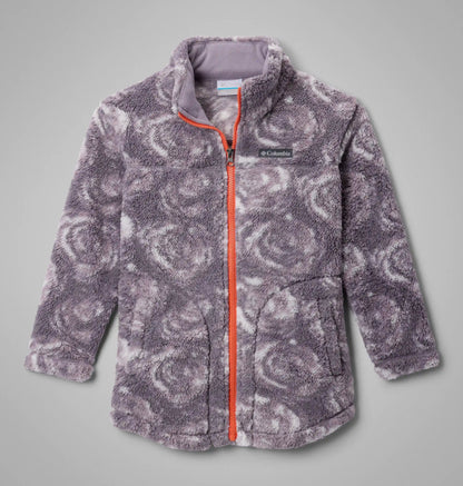 Girls' West Bend Printed Full Zip Fleece Jacket