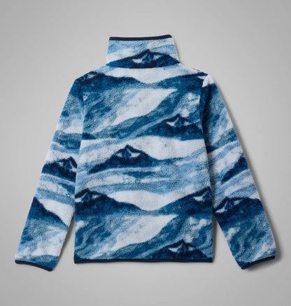 Kids' Helvetia II Printed Half Snap Fleece Pullover