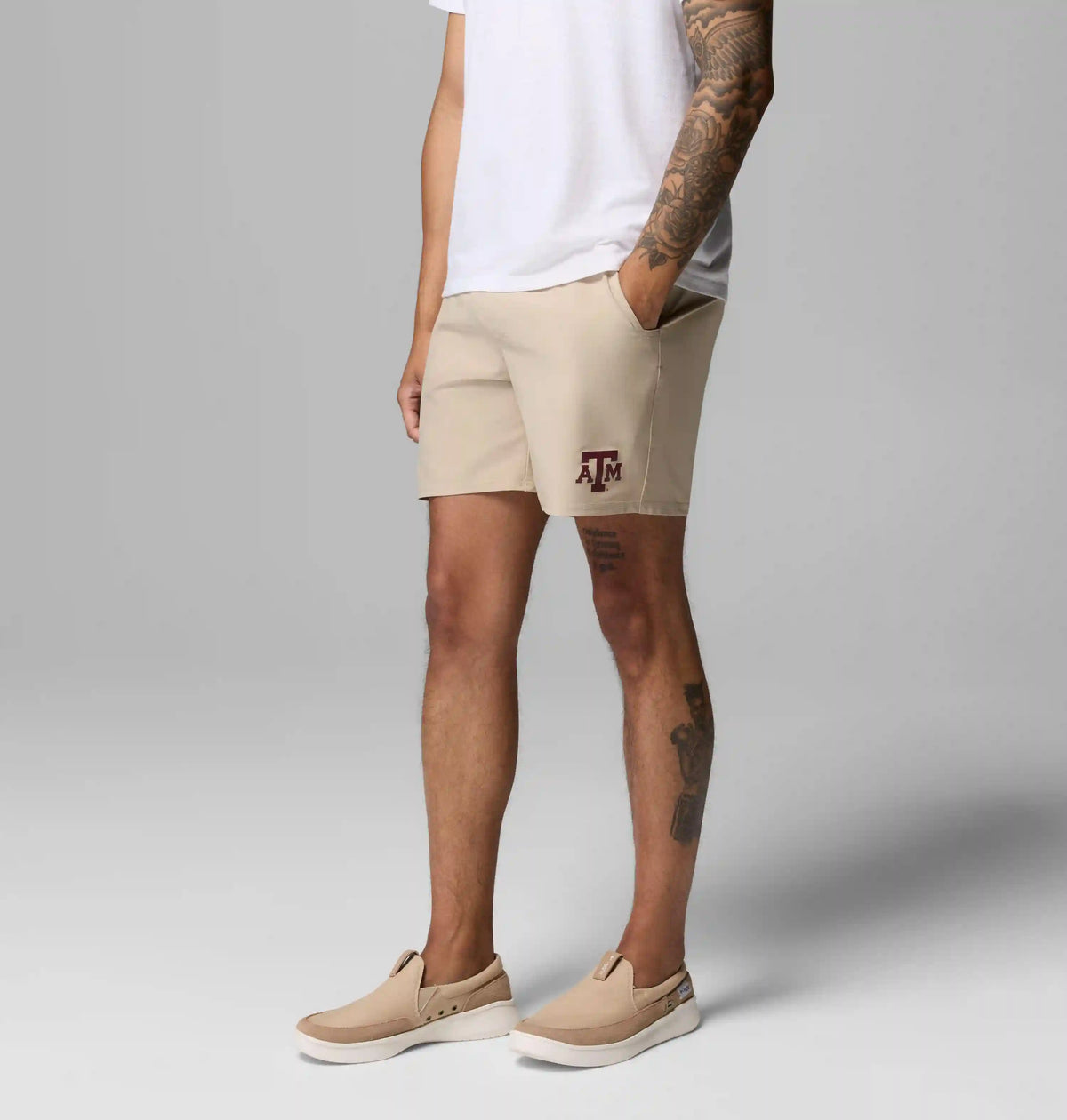Men's Collegiate PFG Terminal Roamer Stretch Shorts - Texas A&M