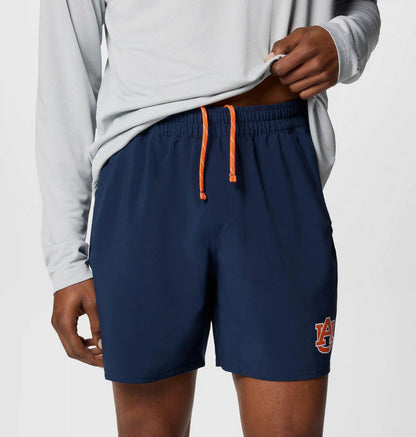 Men's Collegiate PFG Terminal Roamer Stretch Shorts - Auburn