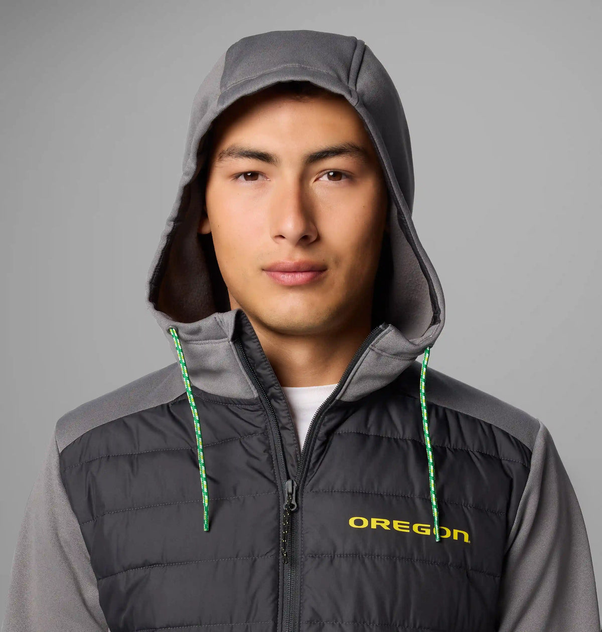 Men's Collegiate Out-Shield Hybrid Hoodie - Oregon