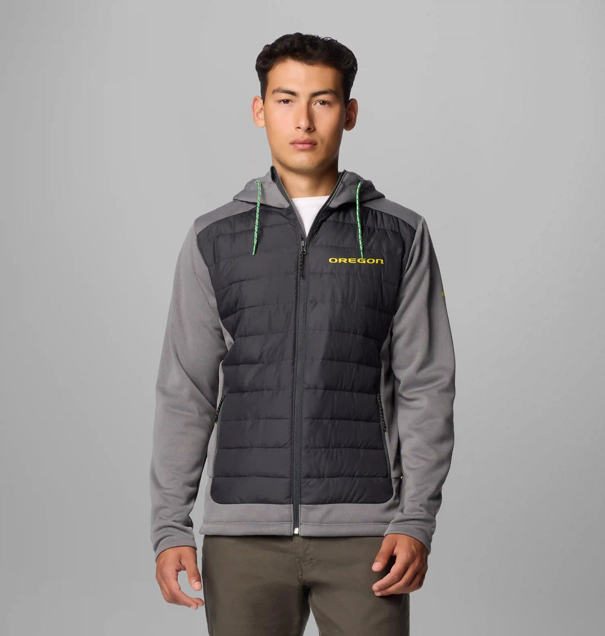 Men's Collegiate Out-Shield Hybrid Hoodie - Oregon
