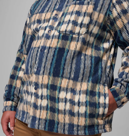 Men's Steens Mountain Printed Fleece Shirt Jacket II - Big