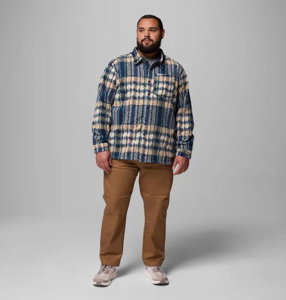 Men's Steens Mountain Printed Fleece Shirt Jacket II - Big