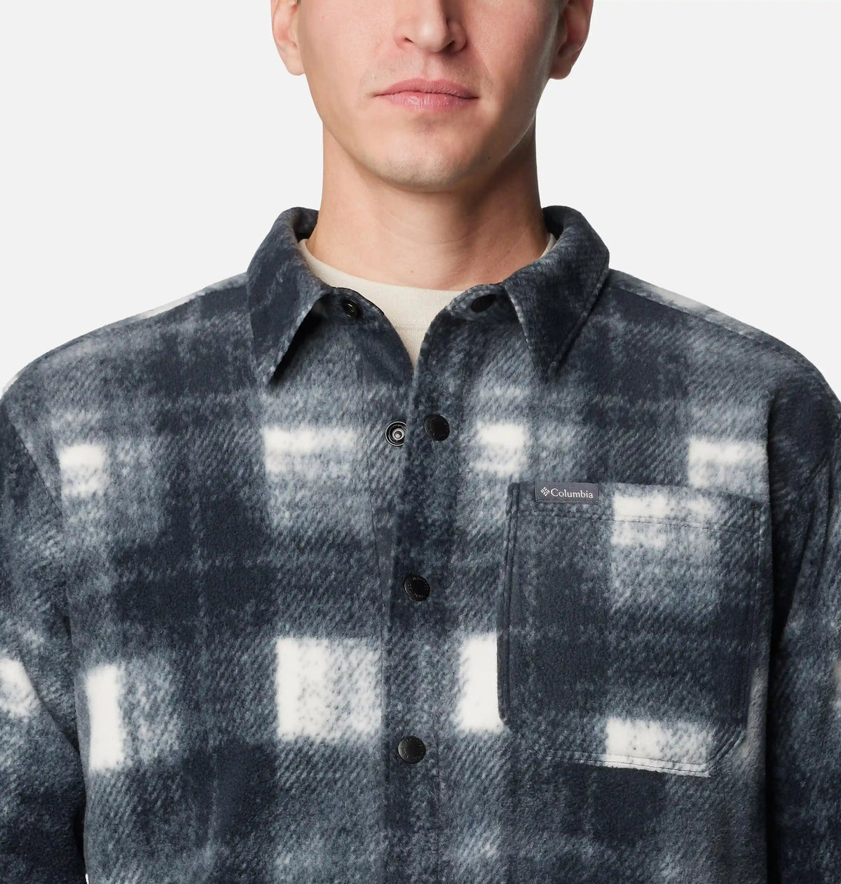 Men's Steens Mountain Printed Fleece Shirt Jacket II - Tall