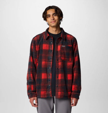 Men's Steens Mountain Printed Fleece Shirt Jacket II - Tall