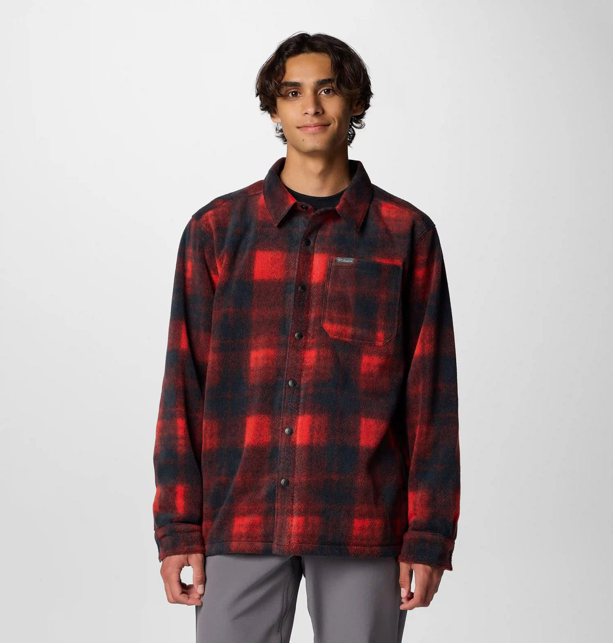 Men's Steens Mountain Printed Fleece Shirt Jacket II - Tall