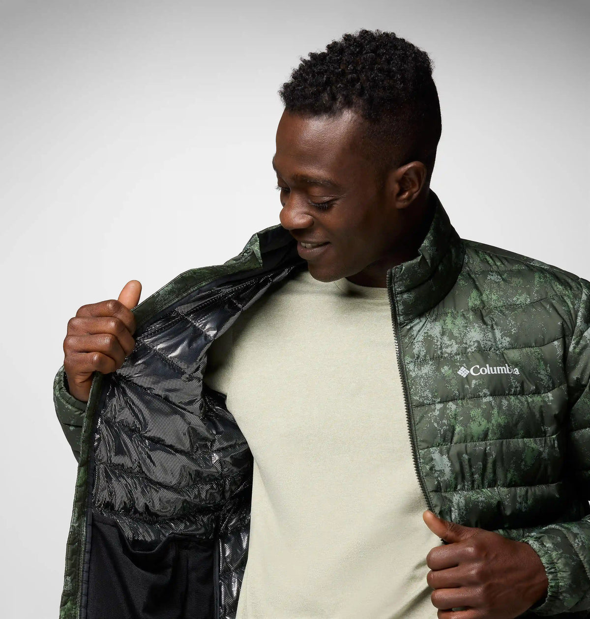 Men's Powder Lite II Printed Jacket