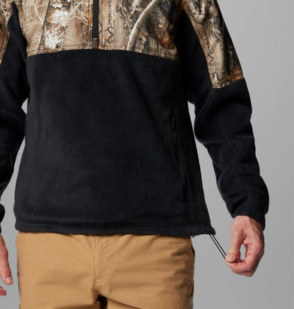 Men's PHG Fleece Overlay II Quarter Zip Fleece Pullover