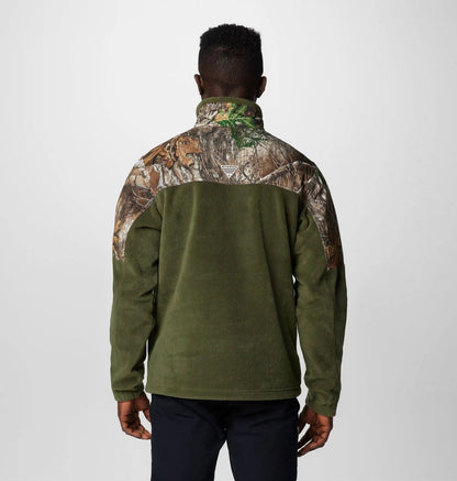 Men's PHG Fleece Overlay II Quarter Zip Fleece Pullover