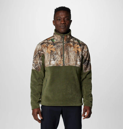 Men's PHG Fleece Overlay II Quarter Zip Fleece Pullover