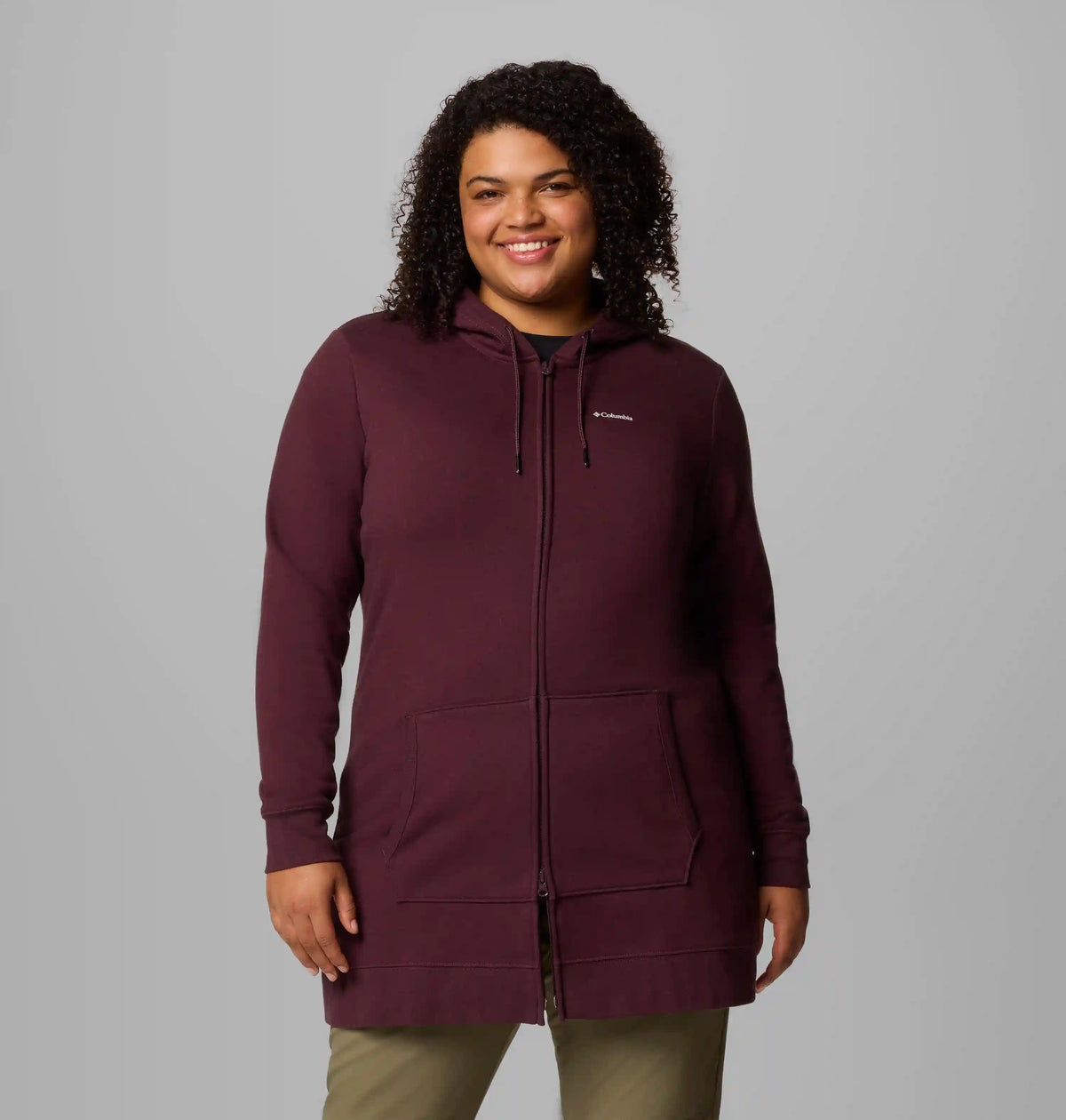 Women's Burr Trail Long Full Zip Hoodie - Plus Size
