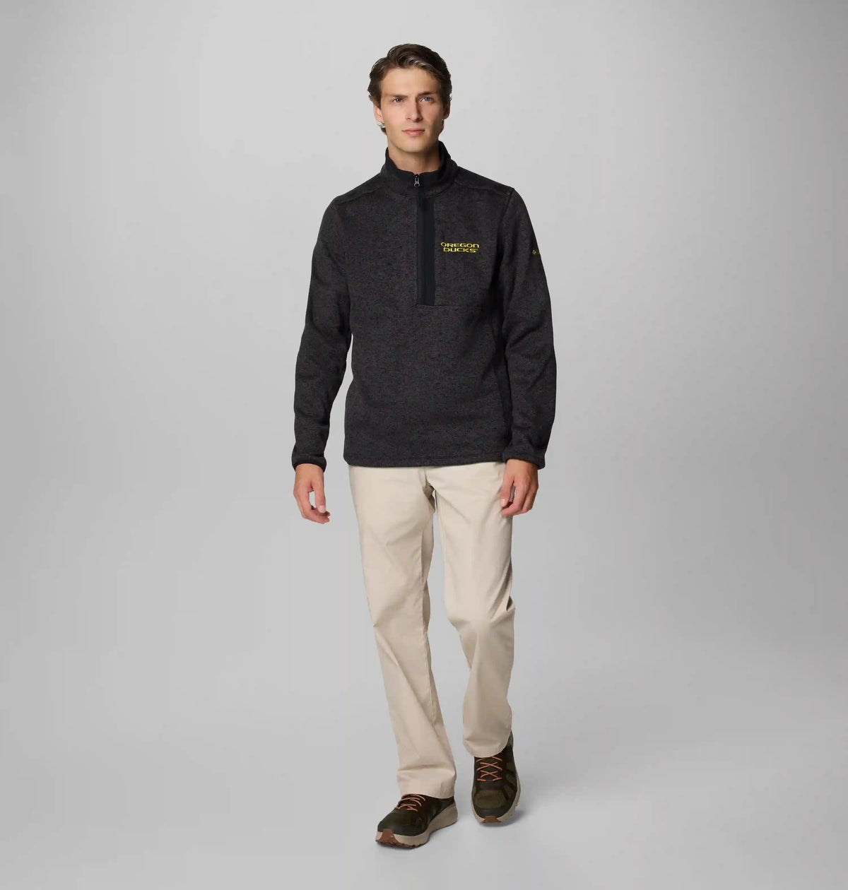Men's Collegiate Sweater Weather Fleece Half Zip Pullover - Oregon