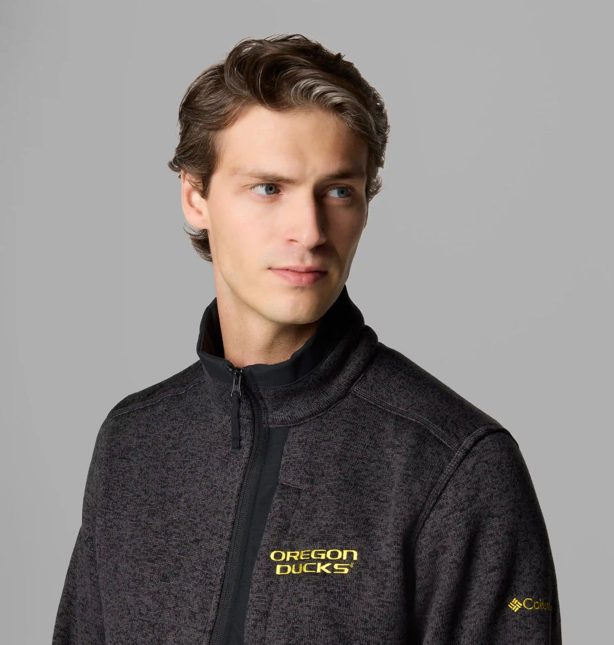 Men's Collegiate Sweater Weather Fleece Half Zip Pullover - Oregon
