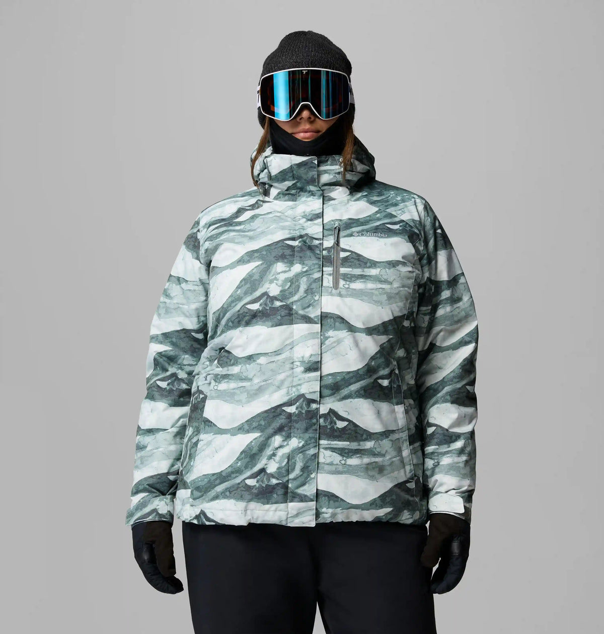 Women's Whirlibird V Printed Interchange Jacket - Plus Size