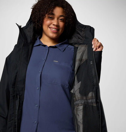 Women's Hikebound II Long Rain Jacket - Plus Size