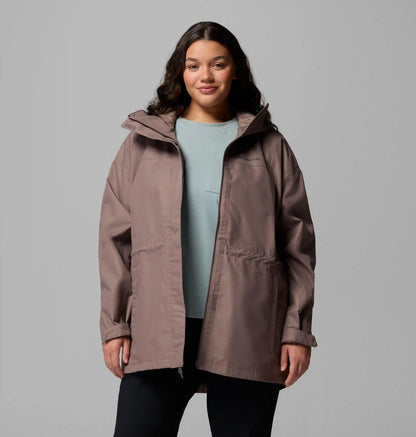 Women's Hikebound II Long Rain Jacket - Plus Size