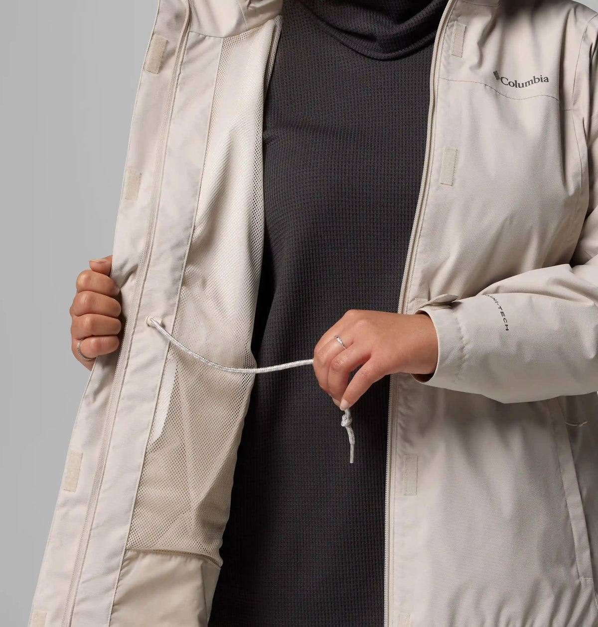 Women's Hikebound II Long Rain Jacket - Plus Size