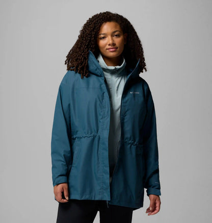Women's Hikebound II Long Rain Jacket - Plus Size