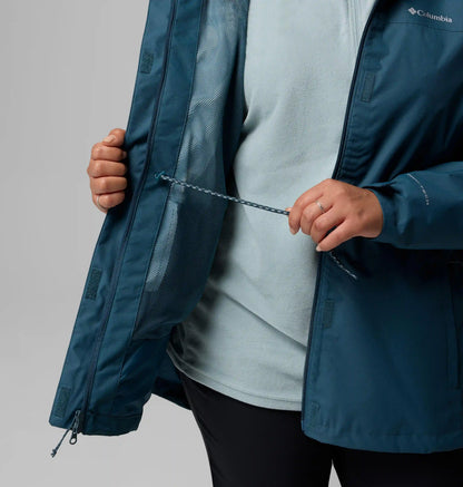 Women's Hikebound II Long Rain Jacket - Plus Size