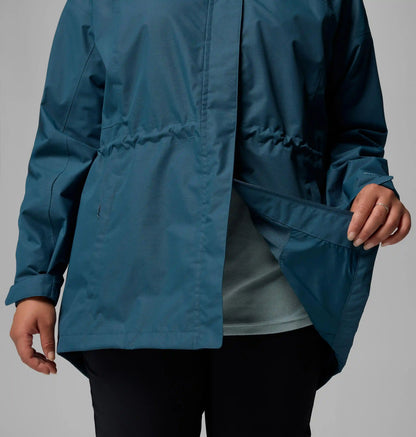 Women's Hikebound II Long Rain Jacket - Plus Size