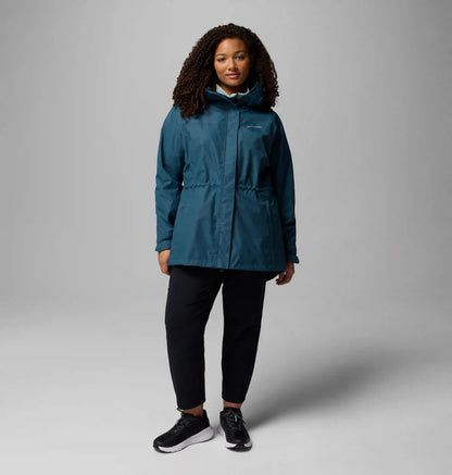 Women's Hikebound II Long Rain Jacket - Plus Size