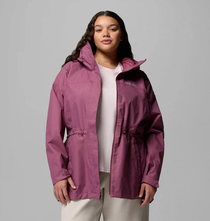 Women's Hikebound II Long Rain Jacket - Plus Size