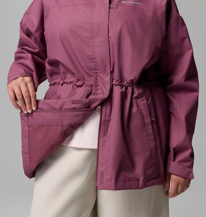 Women's Hikebound II Long Rain Jacket - Plus Size