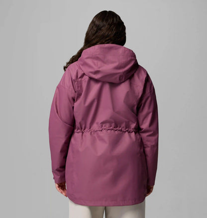 Women's Hikebound II Long Rain Jacket - Plus Size