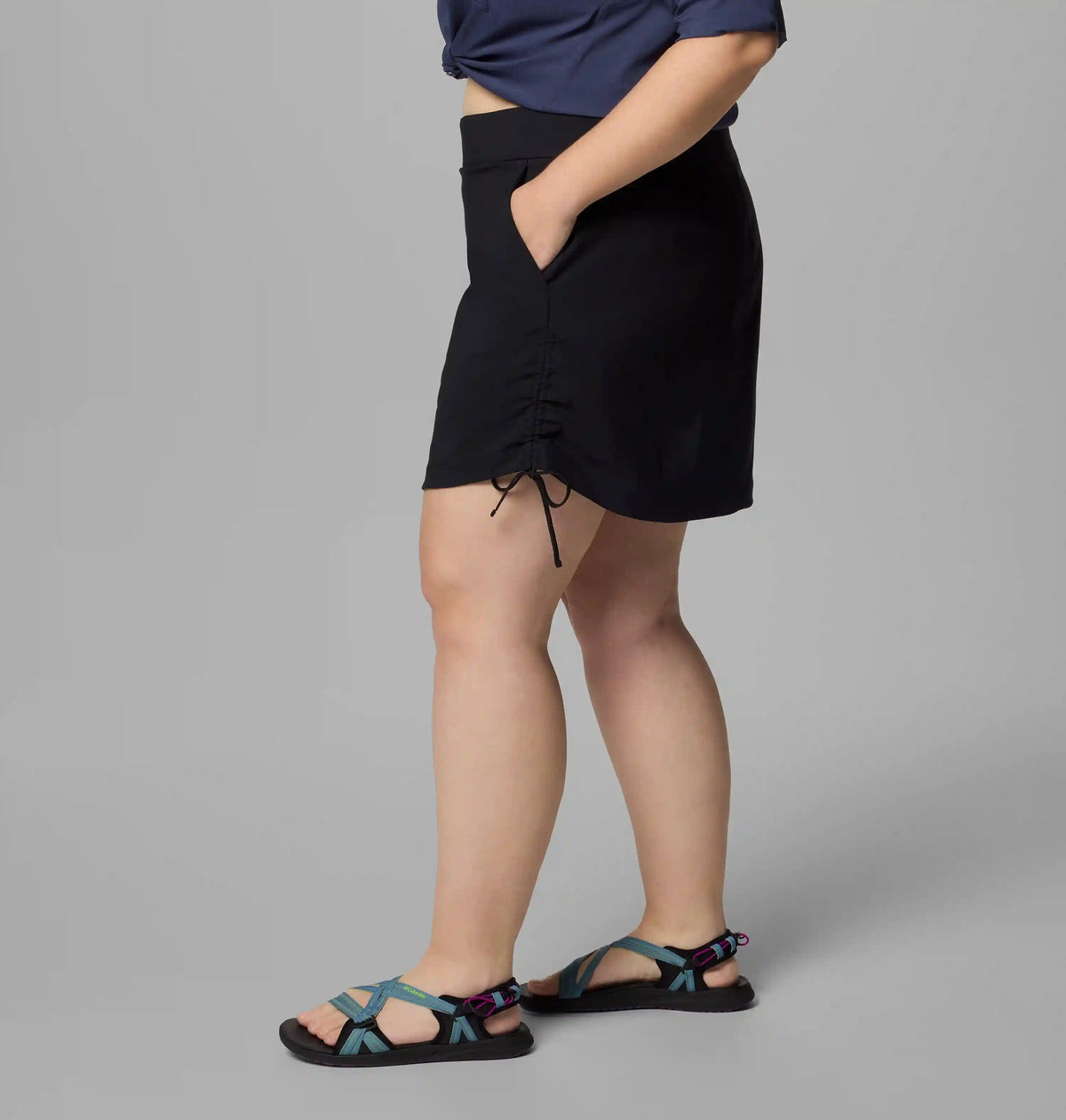 Women's All Seasons Ruched Skort - Plus Size