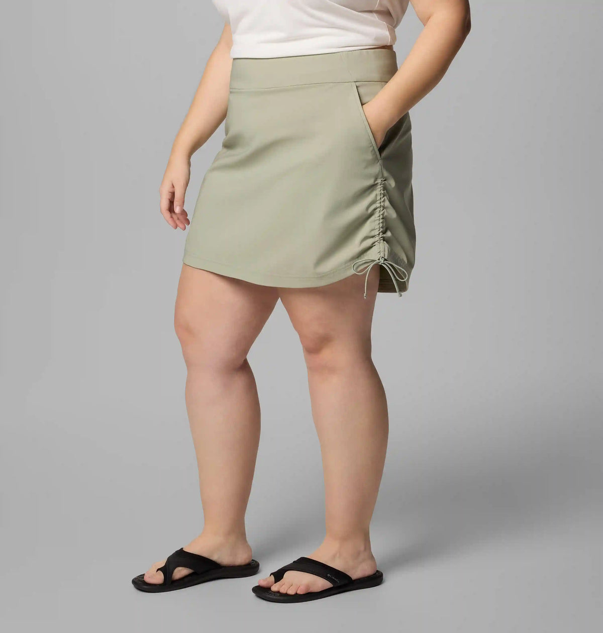 Women's All Seasons Ruched Skort - Plus Size