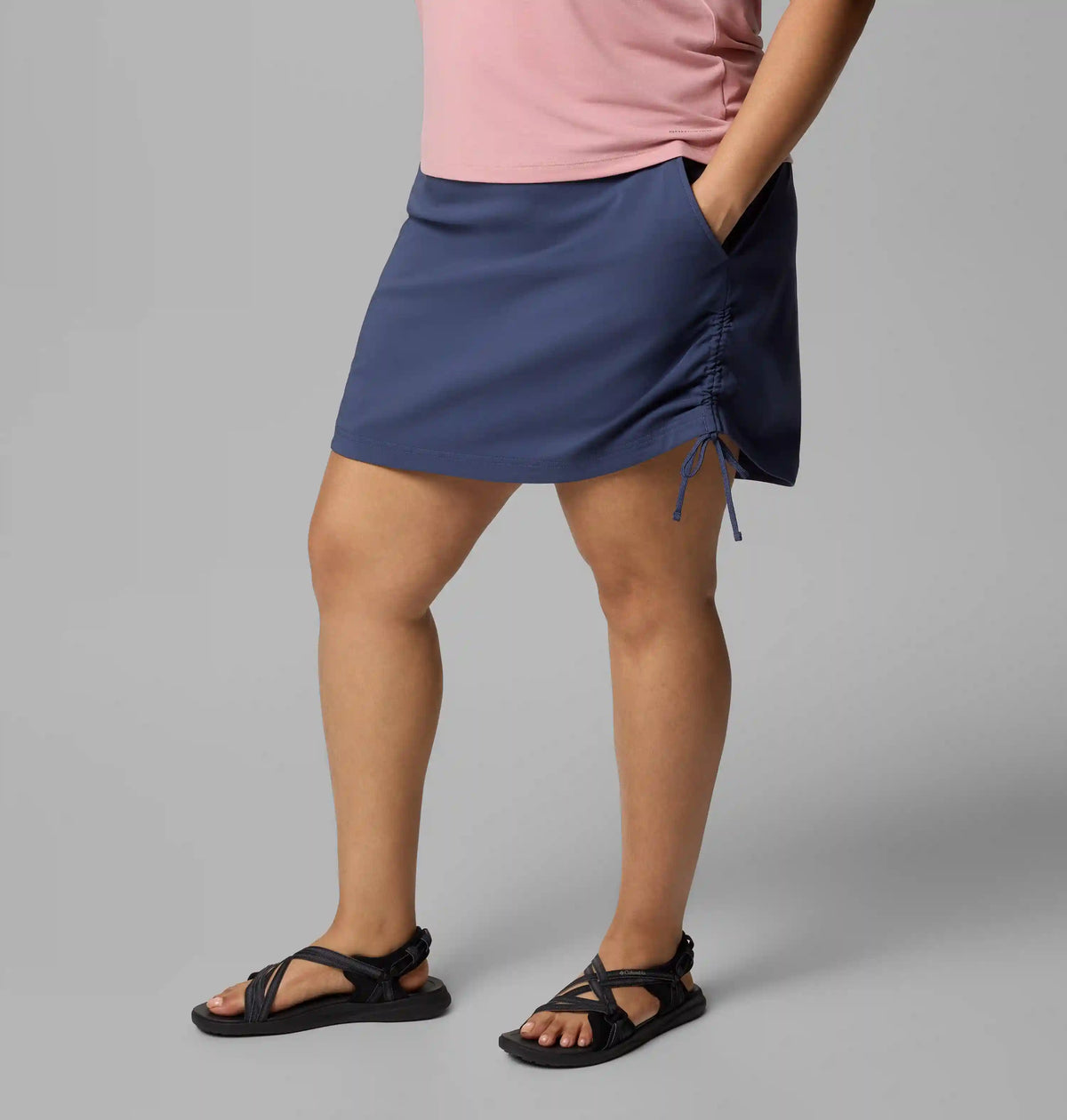 Women's All Seasons Ruched Skort - Plus Size