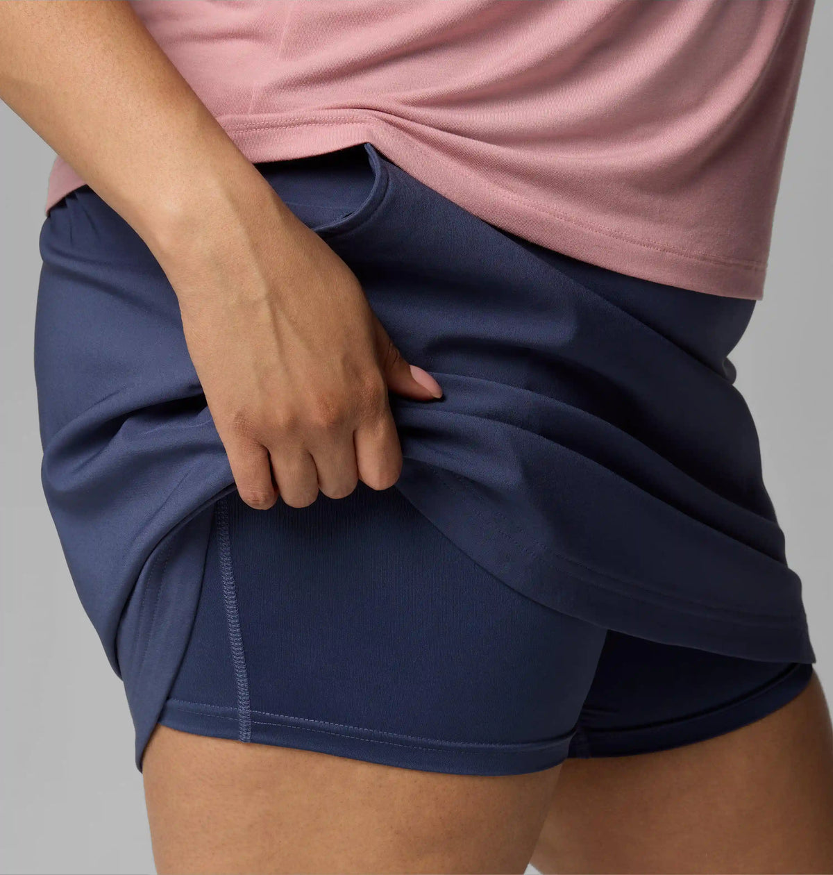 Women's All Seasons Ruched Skort - Plus Size