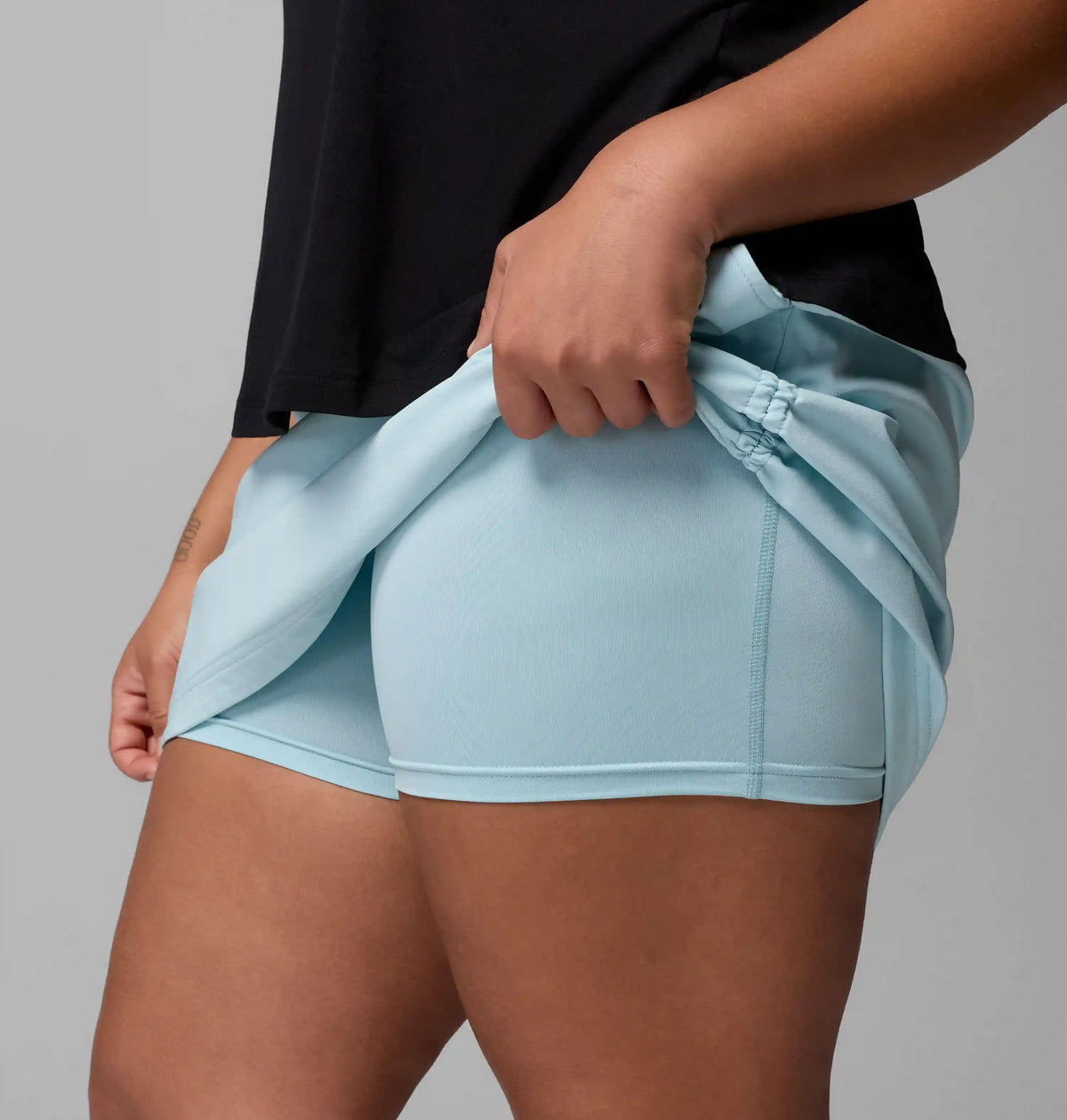 Women's All Seasons Ruched Skort - Plus Size