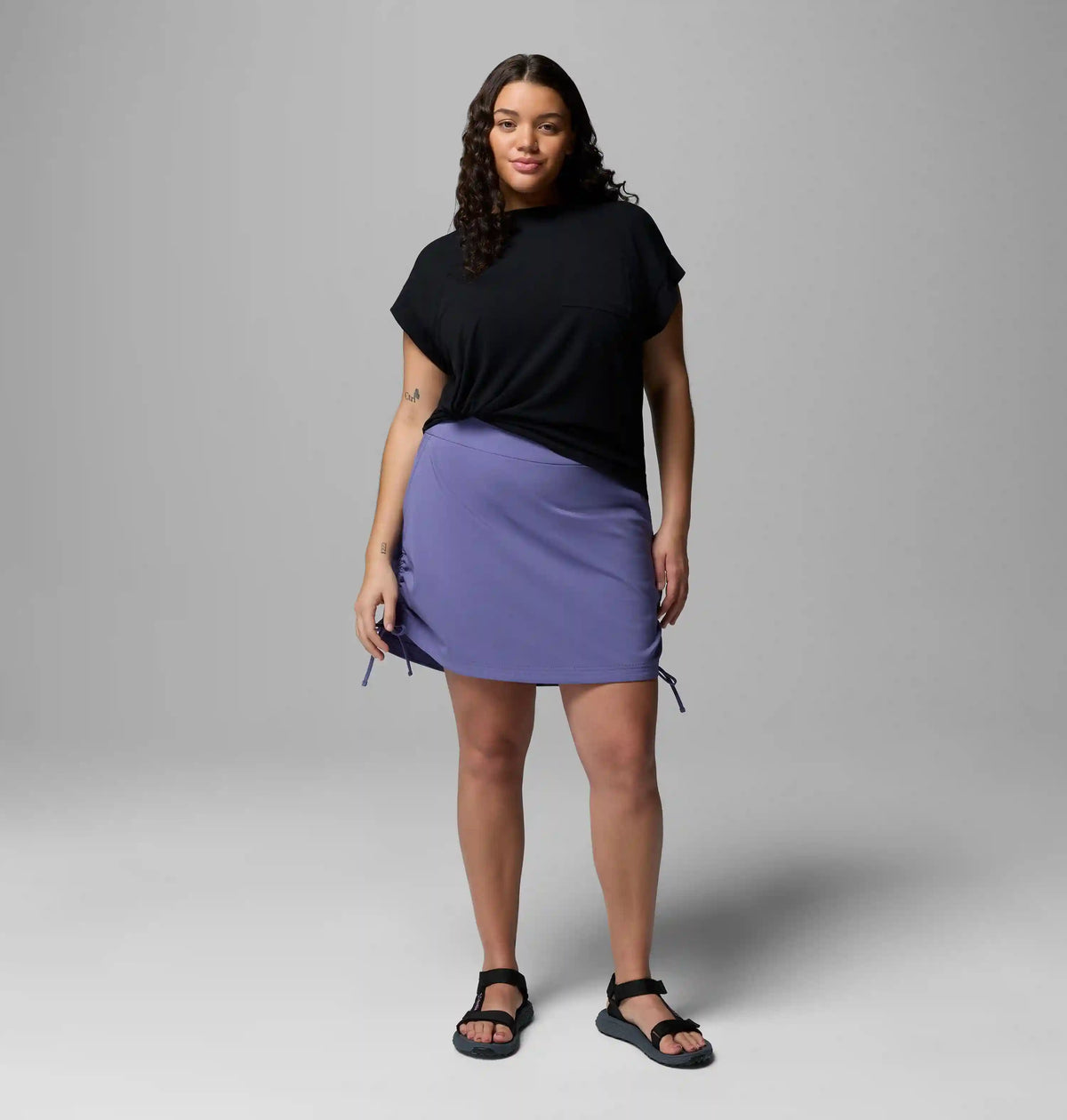 Women's All Seasons Ruched Skort - Plus Size
