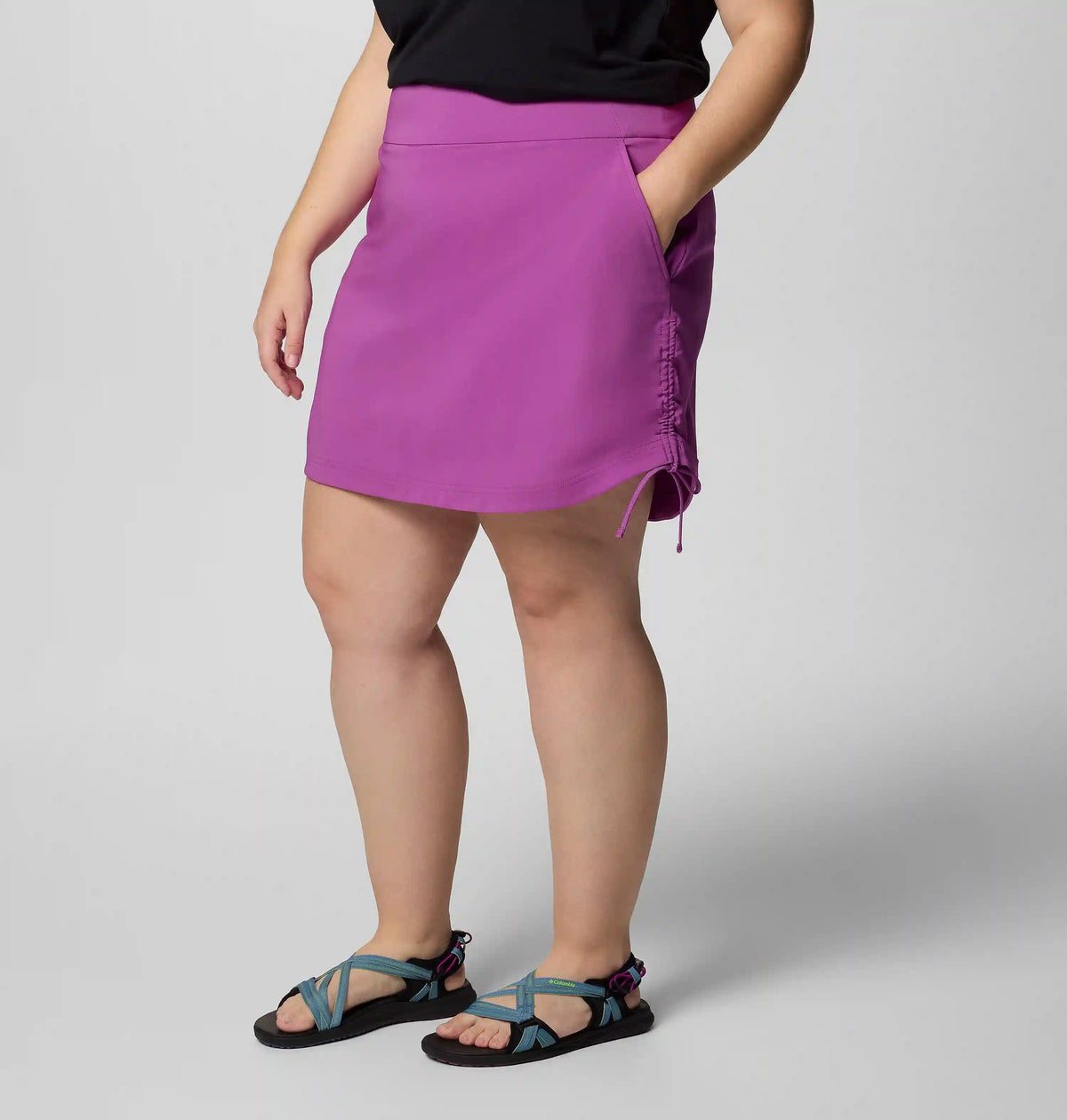Women's All Seasons Ruched Skort - Plus Size