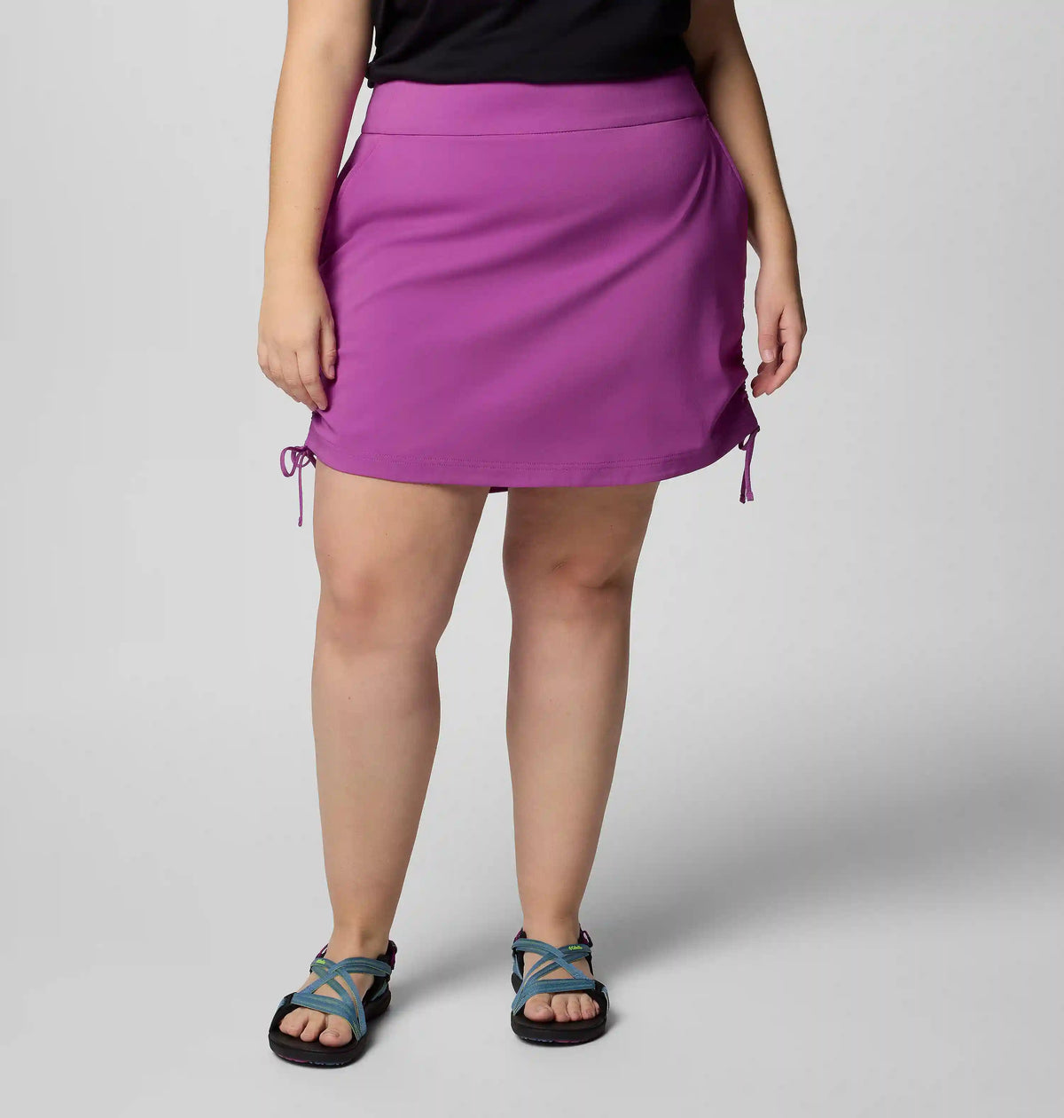 Women's All Seasons Ruched Skort - Plus Size