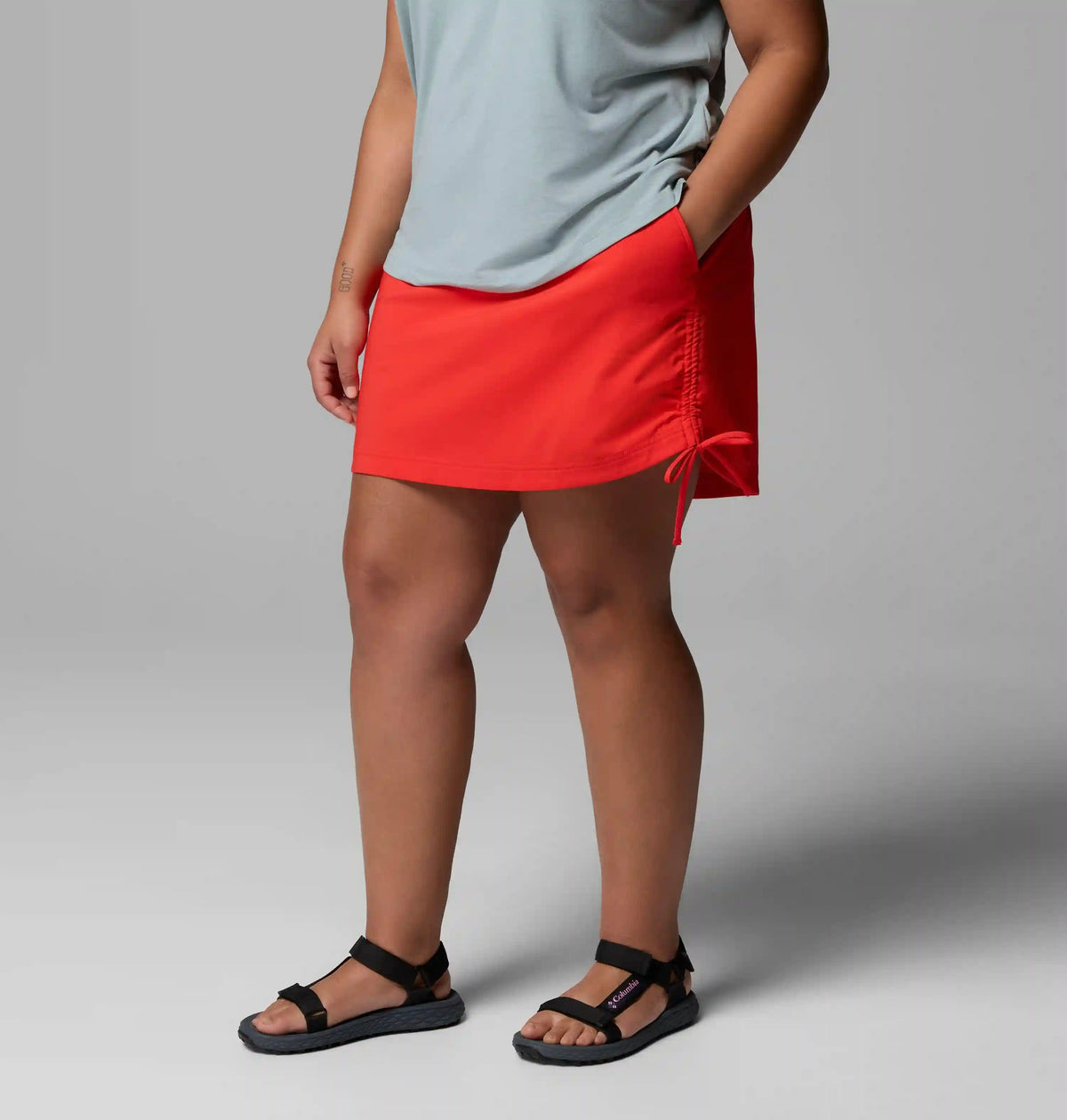 Women's All Seasons Ruched Skort - Plus Size