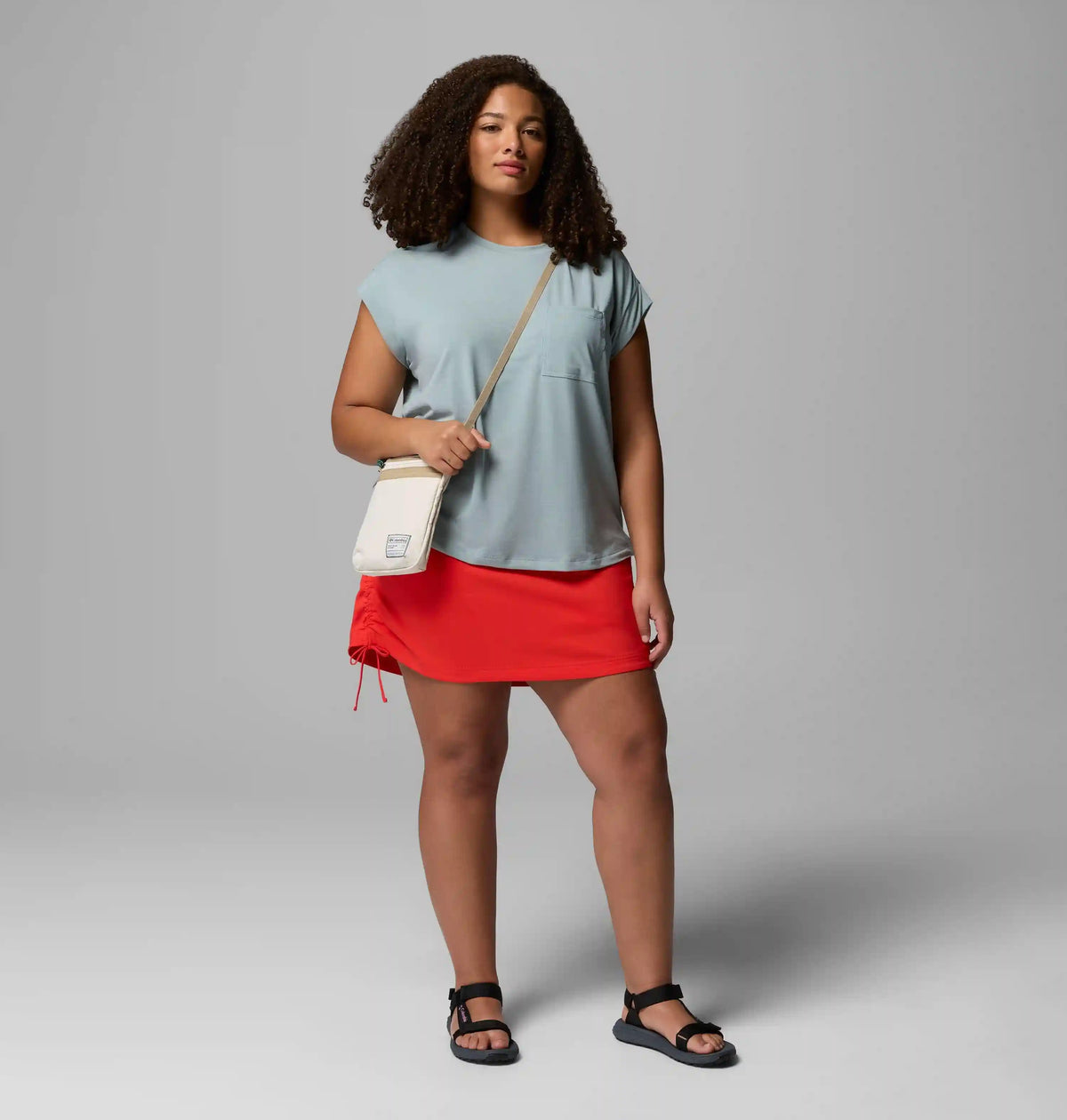 Women's All Seasons Ruched Skort - Plus Size
