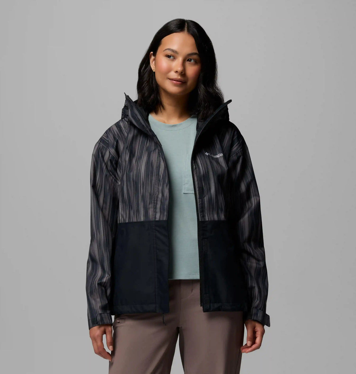 Women's Hikebound Printed Rain Jacket