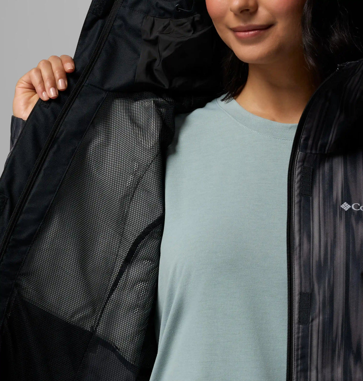 Women's Hikebound Printed Rain Jacket