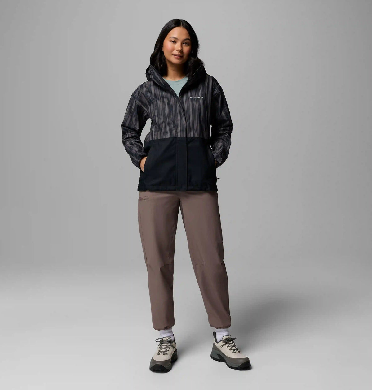 Women's Hikebound Printed Rain Jacket