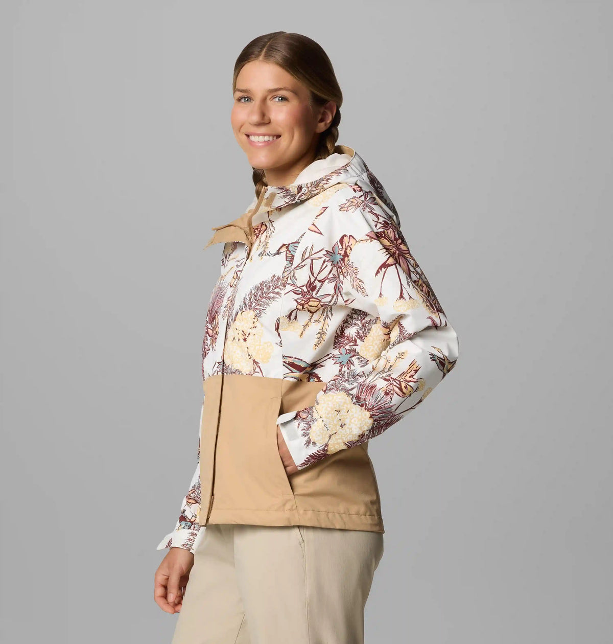 Women's Hikebound Printed Rain Jacket