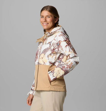 Women's Hikebound Printed Rain Jacket