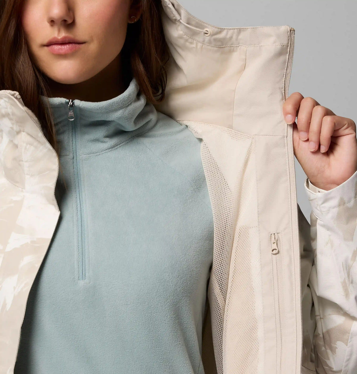 Women's Hikebound Printed Rain Jacket