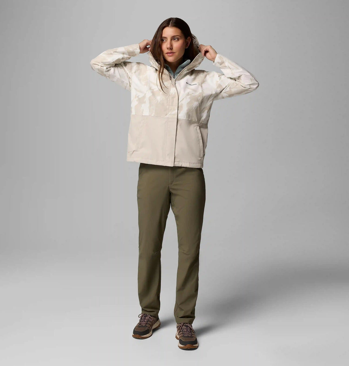 Women's Hikebound Printed Rain Jacket